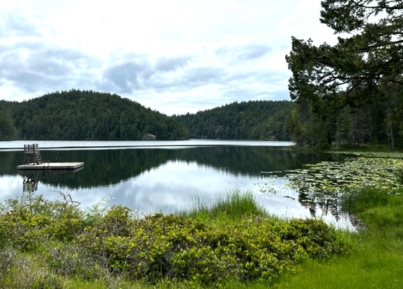Lake on Blakely Island